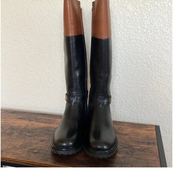 🆕 Lauren Ralph Lauren Everly leather riding boot - Picture 3 of 10
